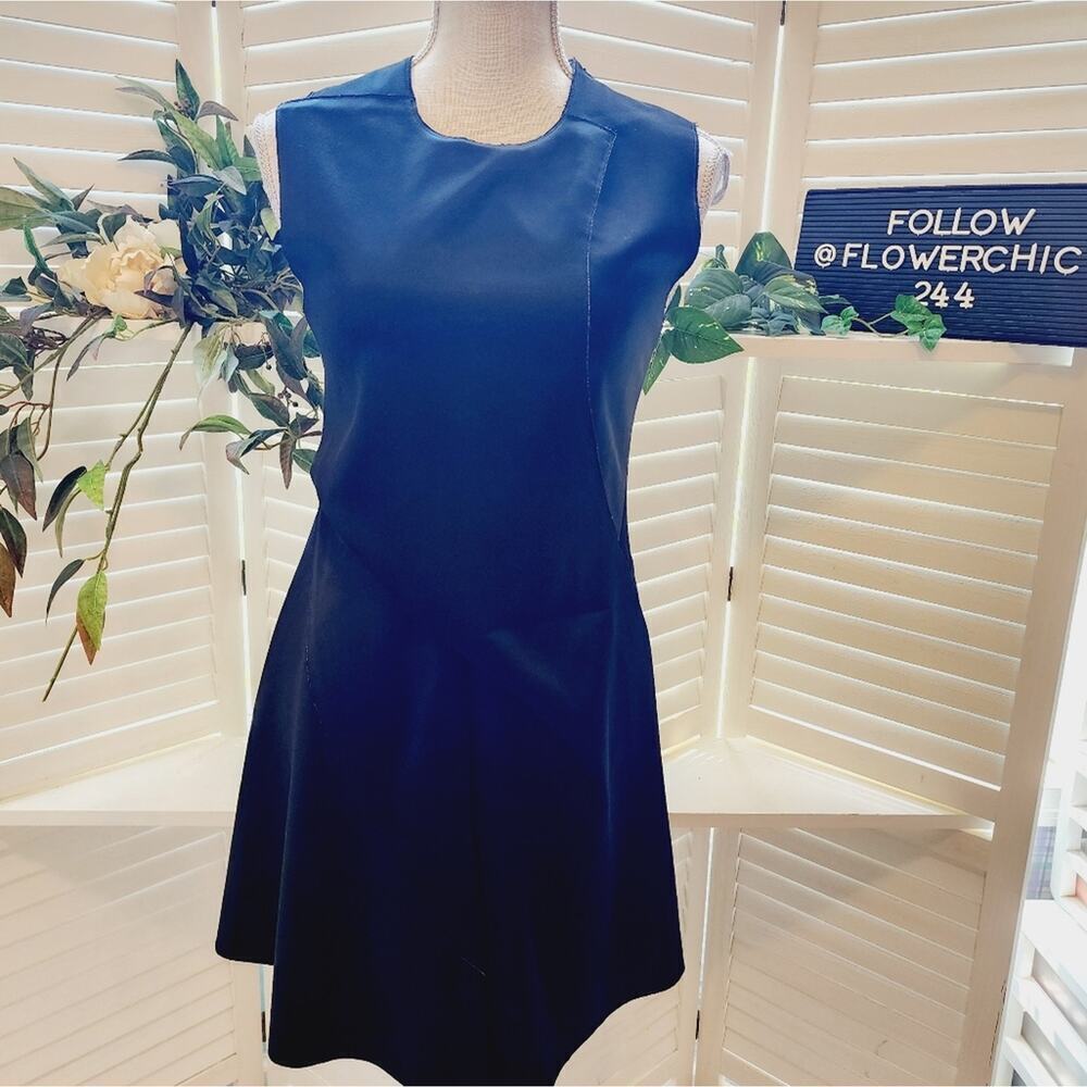 PHILLIP LIM BLACK RAW CUT DRESS SIZE 0(XS)